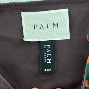 Palm Swim Nwt Palm Floral Print Bikini Top And Bottom Size 2 Poshmark