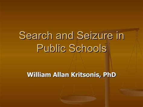 Search And Seizure In Public Sxhools Ppt | PPT