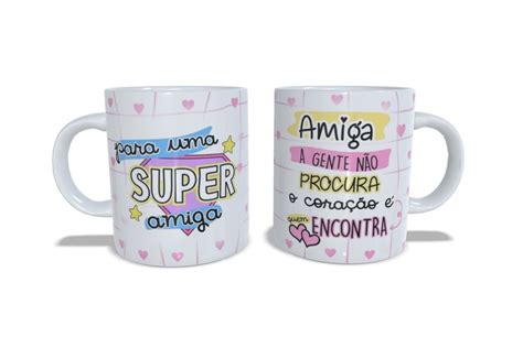 Caneca Super Amiga Elo Produtos Especiais