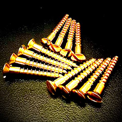 Solid Brass Raised Countersunk Slotted Woodscrews Fixaball Ltd Fixings And Fasteners Uk