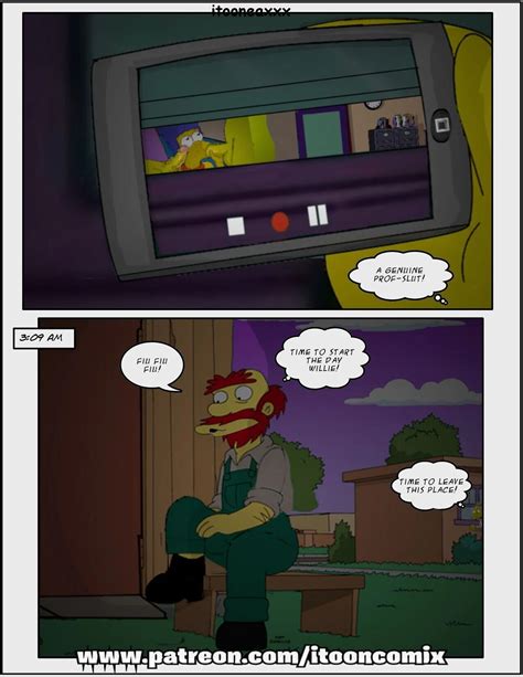 Post 4799545 Comic Groundskeeper Willie Itooneaxxx Marge Simpson Moe Szyslak Seymour Skinner