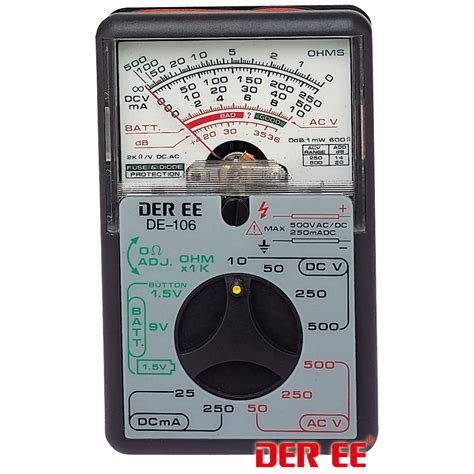 DE-106 Pocket Size Analog Multimeter