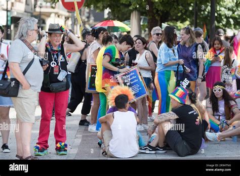 Gij N Asturias Espa A D A Del Orgullo Gay El Orgull N Del Norte Demostraci N Del Orgullo
