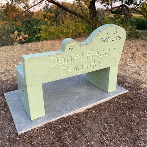 Concrete Memorial Bench — MARFA Cement Works