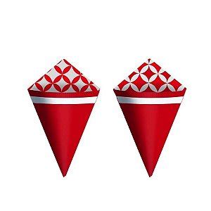 Mini Cone Decorativo Festa Ch De Lingerie Unidades Cromus Rizzo Rizzo Embalagens
