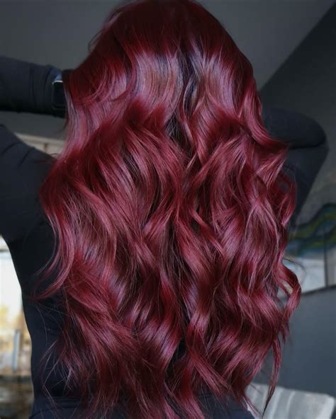 stunning red cherry hair ideas   bold statement