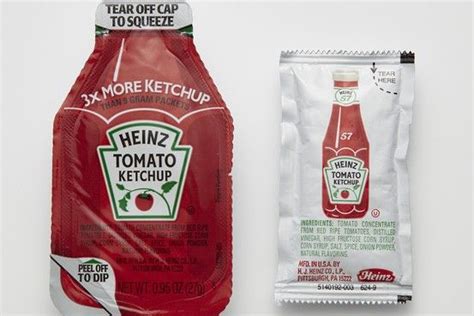 This Is Crazy A Dip And Squeeze Ketchup Packet Must Track These