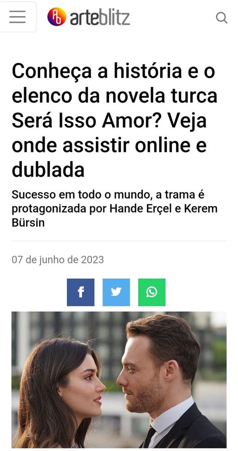 Conheça A História E O Elenco Da Novela Turca Será Isso Amor Veja Onde