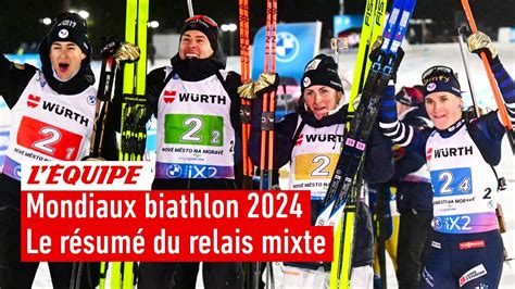 Mondiaux Biathlon La France Championne Du Monde Du Relais Mixte