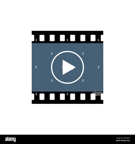 Playback Button Icon Video Movie Play Vector Isolated On White