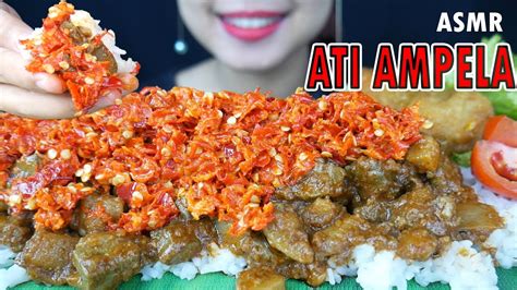 BIKIN LAPER ASMR ATI AMPELA SAPI PEDAS ASMR MUKBANG INDONESIA