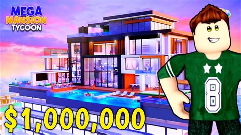 1 Million Mansion Mega Mansion Tycoon 🌴 Roblox Youtube