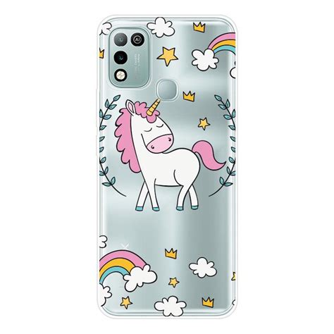 Buy For Infinix Play Hot Play X B X C Case Soft Silicone Back Cover Cartoon Phone Case