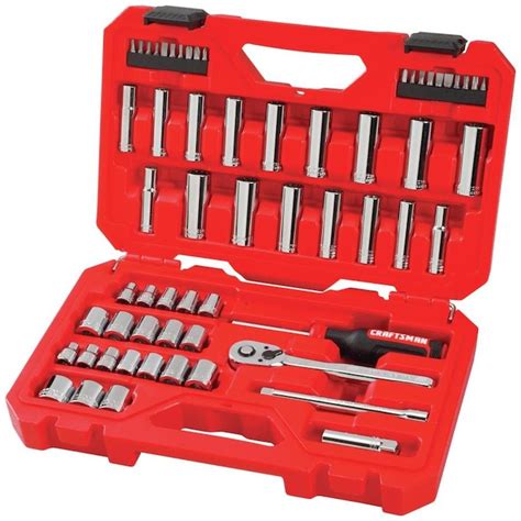 Craftsman 61 Piece Standard Sae And Metric Combination Chrome