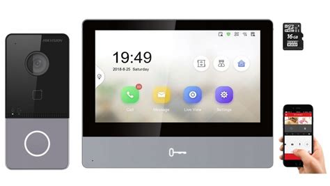WIDEO DOMOFON Wideofon IP IPS HIKVISION Aplikacja – 139574412 - ERLI.pl