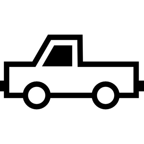 Pick Up Truck Free Transport Icons