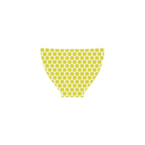 Yellow Pokadots Custom Bikini Swimsuit ID D906367