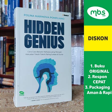 BUKU HIDDEN GENIUS - Cara-Cara Berpikir Rahasia yang Menjadi Kekuatan