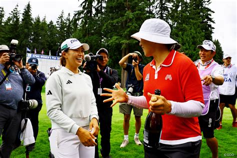 画像詳細 2024年 Kpmg全米女子プロゴルフ選手権 最終日 渋野日向子 エイミー・ヤン 「優勝を見られてもっと頑張りたいと思った」山下美夢