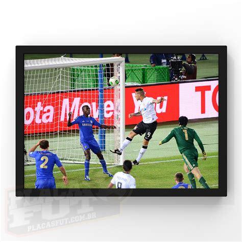 Quadro Gol Guerrero Final Mundial Placasfut