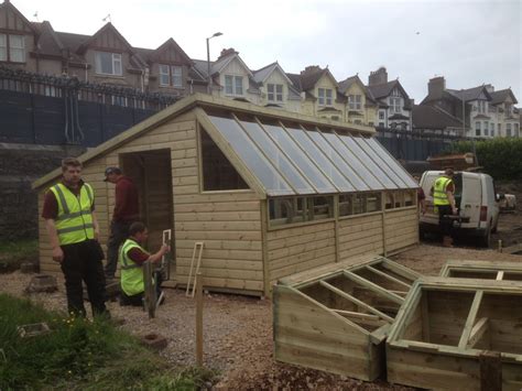 Potting Shed Installation The Wooden Workshop Oakford Tiverton