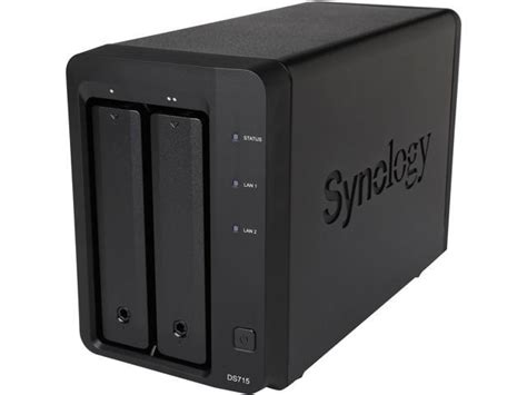 Synology DS715 DiskStation 2 Bay Diskless Network Attached Storage