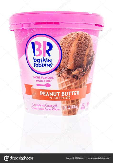 Winneconne June 2018 Container Baskin Robbins Ice Cream Peanut Butter