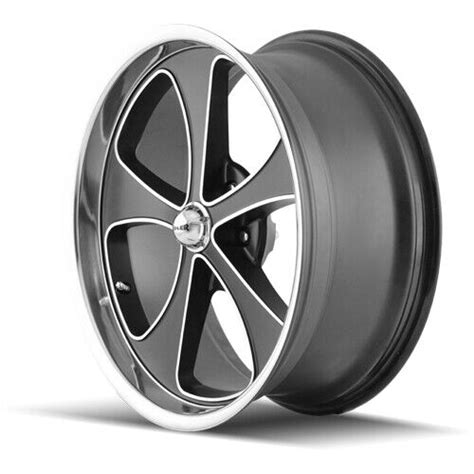 Set Of 4 Ridler 645 17x7 5x475 0mm Blackmachined Wheels Rims 17 Inch Ebay