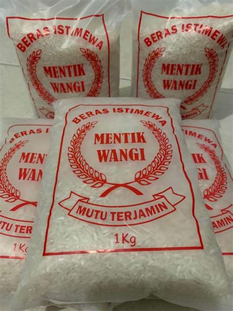 Beras Mentik Wangi Beras Istimewa Berat Kg Lazada Indonesia