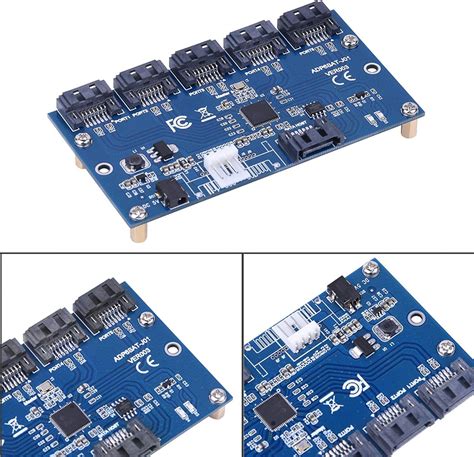 ᐉ Разветвитель SATA 1 to 5 Fovore Port Multiplier карта расширения ...
