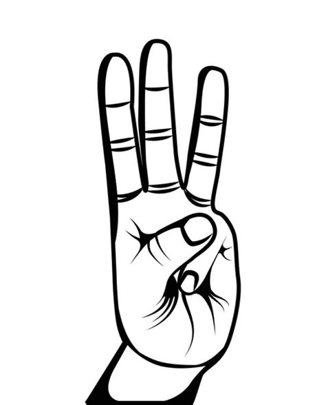 Vulcan Salute Yellow Hand Vector Isolated Stock Vector By ©yupiramos