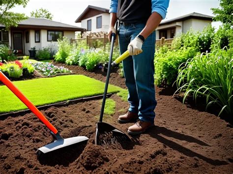 Jardinagem Prepara O Do Solo E Aduba O Ferramentas