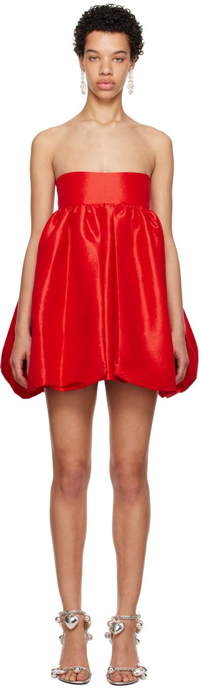 Kika Vargas Ssense Exclusive Red Crie Minidress Kika Vargas