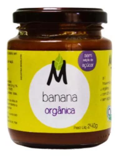 Kit 2 Geleia De Banana Orgânica Zero Moça Terra 240g MercadoLivre