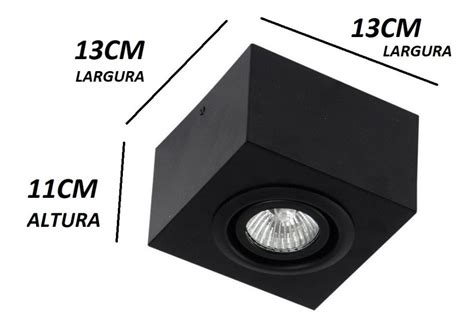 Spot Luminária Par20 Sobrepor Teto Laje Beiral Led Incluso VILLAGE