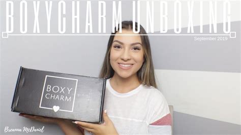 BOXYCHARM BoxyLuxe Unboxing September 2019 YouTube