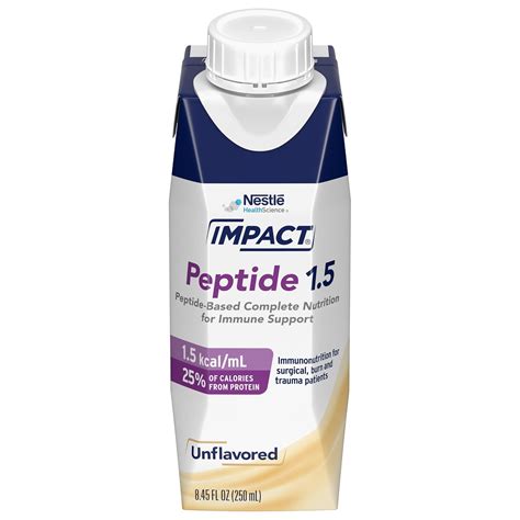 Amazon.com: IMPACT PEPTIDE 1.5, Unflavored 24 x 8.45 floz carton