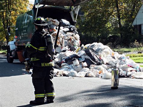 Garbage Truck Fire The Ridgewood Blog