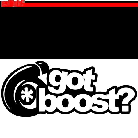 got boost? turbo JDM slammed Funny drift lowered Car Window Sticker ...