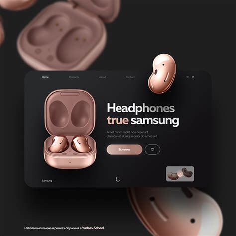 Беспроводные наушники Samsung | Behance