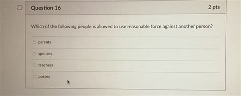 Solved Question 162 PtsWhich Of The Following People Is Chegg