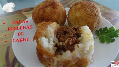 PAPAS RELLENAS DE CARNE MOLIDA RECETA FÁCIL Y DELICIOSA