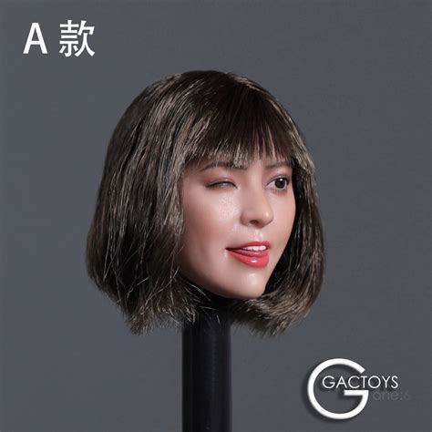 New Product Gactoys Cute Selling Cute Girl Head Sculpture Gc