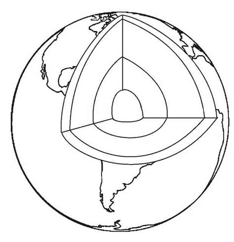 Camadas Do Planeta Terra Earth Coloring Pages Earth Day Coloring Pages Earth Layers