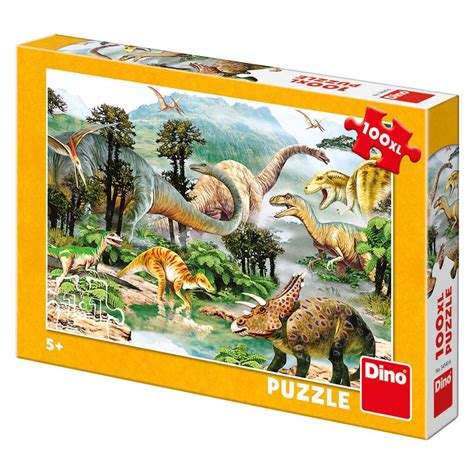 Puzzle La Vie Des Dinosaures 100 100 Pieces PuzzleMania Fr