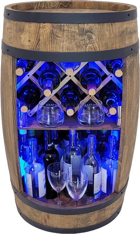 Weeco Armadio Mobile Bar A Led Portabottiglie Per Vino Design A Forma