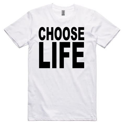 Choose Life T Shirt With Packaging George Michael Wham 80S Retro