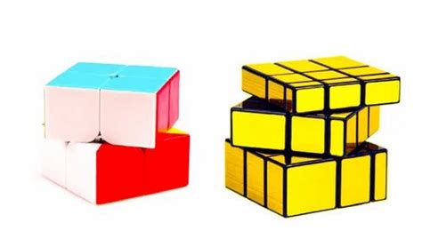 D Eternal Speed Cube Combo Set Of X Stickerless And Stickered Gold