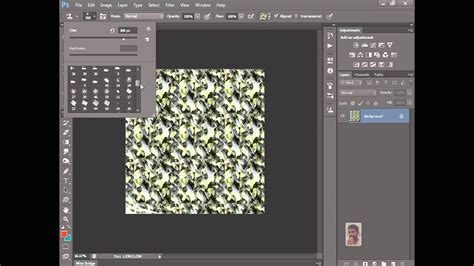 How To Use The Pattern Stamp Tool In Photoshop Cs6 Youtube