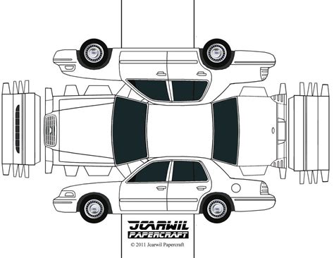 Jcarwil Papercraft 2000 Ford Crown Victoria Finally Here Flickr